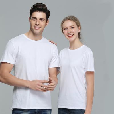 China Wholesale Cheap Price Apparel High Quality Anti-Shrink 180Gsm Ring-spun T-shirt Custom Plain Plain White Cotton T-Shirt for sale