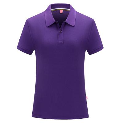 China Heather Women's Color Short Sleeve Pique Polo Shirt Women's Anti-Shrink Sheer Polo Women's Pique Polo Shirt for sale