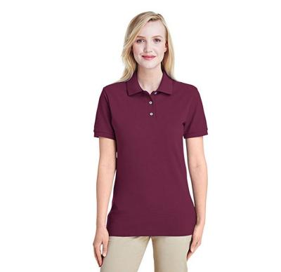 China Custom Women's Plain Plain Polo T-Shirt Women Anti-Shrink Blanket Polo Shirt Ladies Core Classic Polo Shirt for sale