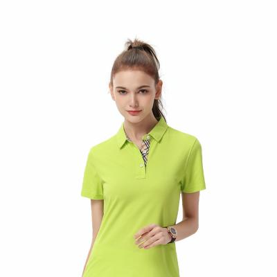 China Cheap Custom Printing Cotton Neon Design Clothing Anti Shrink Unisex 100% Blank Fitted Polo Shirt With Logo For Women for sale