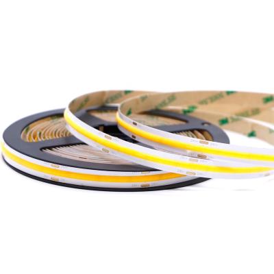 China Warehouse No LED Dots New COB Fob Waterproof IP67 24v Cable Led Strip Light for sale