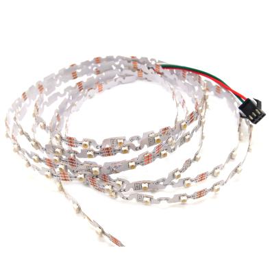 China 3528 LANDSCAPE zigzag high quality smd digital color changing rgb led strip 5v for sale