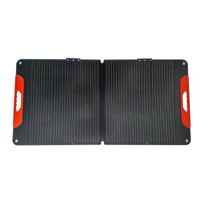 China Camping Draagbare opvouwbare zonnepanelen Waterdicht 100W Hernieuwbare energie Zonnepanelen Te koop