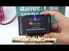 8a smart pwm solar charge controller ip65 waterproof solar charge controller 12v