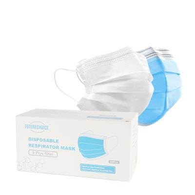 China Hot Selling Personal Protective 3 Layer Disposable Face Mask With Earhook Adults Nonwoven Face Masks for sale