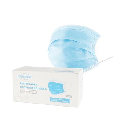 China Hot Sale Personal Face Mask Disposable 3 Layer Face Mask With Earhook Adults Nonwoven Face Masks for sale