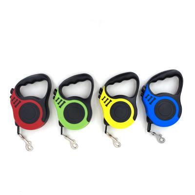 China Automatic Pet Leash Belt Pre-Stored Colorful Reflective Pet Leash For Pet for sale