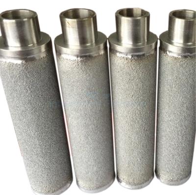 China Filtration High Precision Liquid Filter 1 2 5 10 Micron SS 304 316L Sintered Stainless Steel Porous Metal Sintered Filter Element for sale