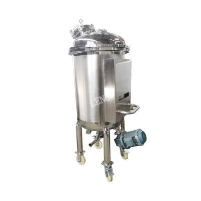 China Food Grade Stainless Steel Liquid Lined Agitator Bottom Magnetic Mixing Tank for sale