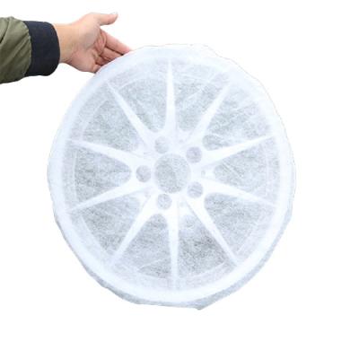 China Business / Automobile Luxury Customized Disposable Nonwoven Hub Pad Cover for sale