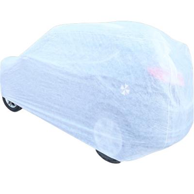 China Customized High Quality Waterproof/UV Protective Dustproof Non Woven Fabric Car Wear Disposable Car Cover for sale