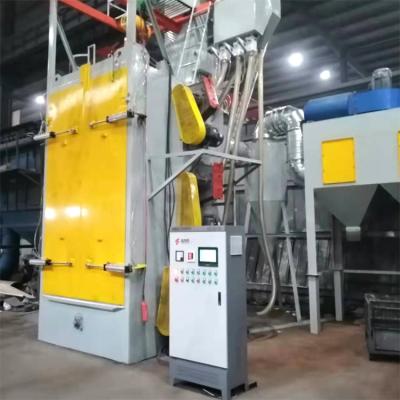 China Surface Cleaning Shot blasting machine H beam shot blasting and painting line Steel structure shot blasting machine for sale