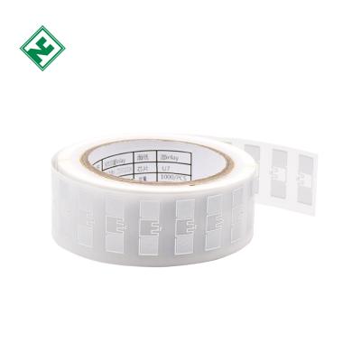 China 860~960 MHz Passive UHF RFID Tag Inlay Wet Label RFID Sticker Readable Smart Label 1-3 Meter Reading Distance for sale