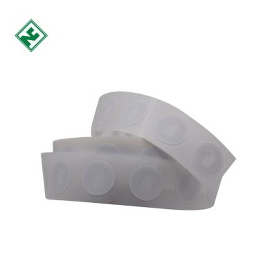 China Dia25mm Mini Tag NFC 213 Tag 13.56MHz Smart Tag NFC Readable Coated Paper Sticker for sale