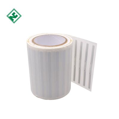 China Library Tag UHF RFID Label Readable White Lengthened 130*9mm Sticker for sale