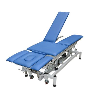 China Beauty Facial Bed Portable Adjustable Folding Six-Position Massage Table Salon Spa Pint Bed For Hospital Rehabilitation for sale