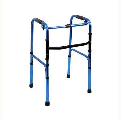 China Steelnees Walking-Aid Walking Aid Factory Promotion Elderly Without Wheel Foldable Crutches Frame for sale