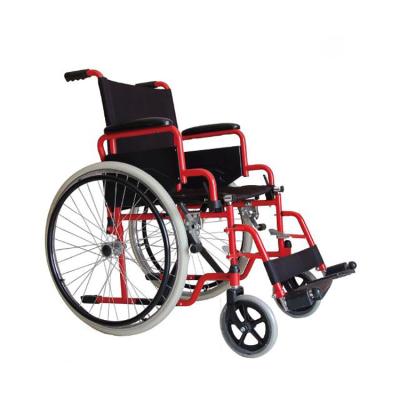 China Foldable Wheelchair For Elderly And Disabled People Walker With Seat Sale Max Black Red Blue Steel Weather Packing PCS Color Normal And Super Big for sale