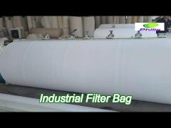 industrial 4.5mm dust filter cloth membrane coated for air / liquid filtration 500gsm