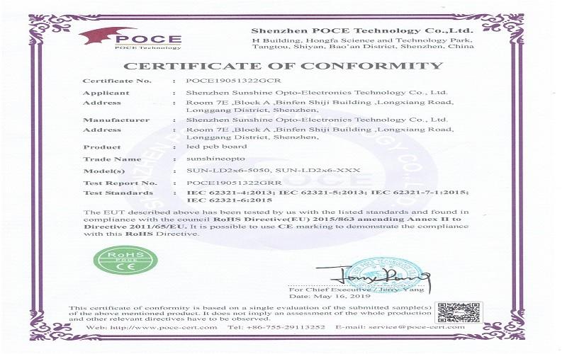 Proveedor verificado de China - Sunshine Opto-electronics Enterprise Co.,ltd