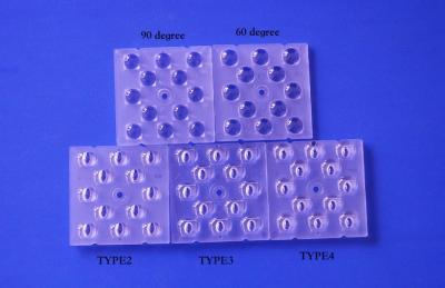 중국 12 3030 SMD 가로등을 위한 1 60/90/타입-2/유형 3/TYPE4 5050 LED 렌즈에 대하여 판매용