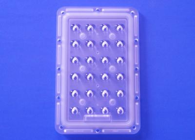 China 3535 SMD Plastic Injection Mold LED Optical Lens 24W XPG3 For Asymmetrical Street Light for sale