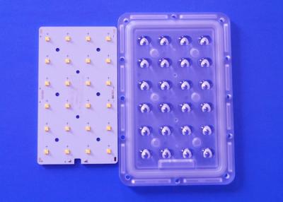 Chine lentille asymétrique solaire du module 3X8 de carte PCB de 12V 24V LED avec le conseil soudant XTE XPG LED à vendre