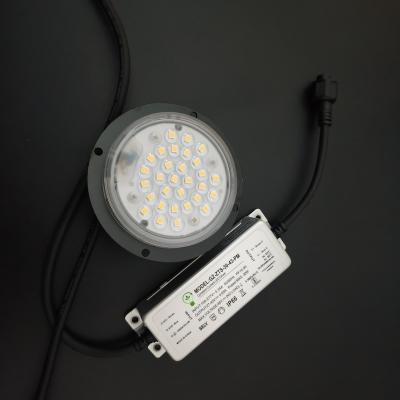 China 20w 30w 3000k ronde led module zwarte koelbak 90 graden lens voor LED Post-Top Light Te koop