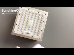 Square shape 64 points 3030 led light module 160lm/watt