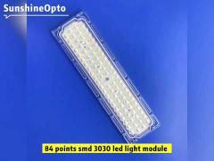 84 points smd 3030 Vertical led street light module 50Watt