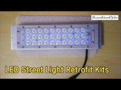 120 Degree LED Street Light Retrofit Kits High Output Small Footprint For Road Lamp