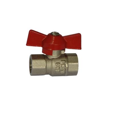 China General Butterfly Brass Ball Valve for sale