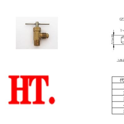 China 90 Degree Rocket X MPT General Brass Needle Valve for sale