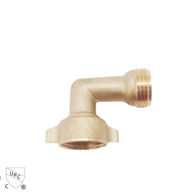 China Liquid Brass Pipe Elbow Effortless 90 Degree Swivel End for sale