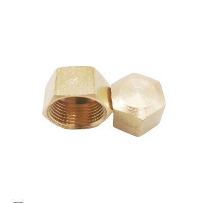 China 1/16-1 brass compression cap for sale