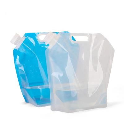 China Drink hot sell foldable water bag 5 liters for sale