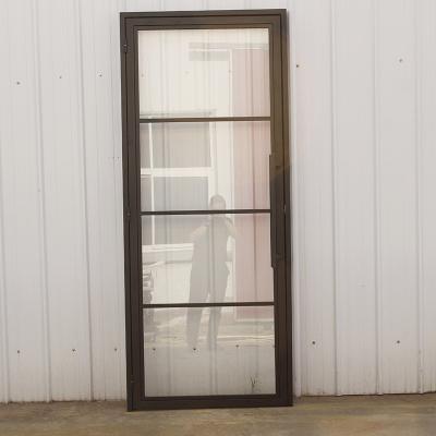 China The heat insulation water proof iron windows and french doors steel glass doors windows and cheap steel doors for sale