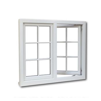 China China Best Grill Design PVC Sash Windows Vinyl UPVC Plastic Glazing White Window Sliding With Factory Price for sale