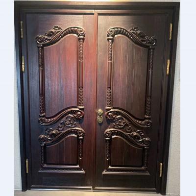 China Easily Assembled High Quality Mother And Son Security Doors Modern Steel Security Doors for sale