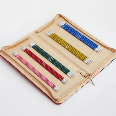 China KnitPro Zing Aluminum Double Pointed Needle sets 15cm knitting needle 47401 for sale