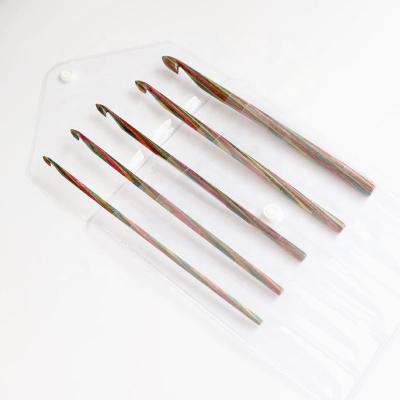 China Knitpro Symfonie Wooden Crochet Hook Single Ended Knitting Needle Set 20716 20716 for sale