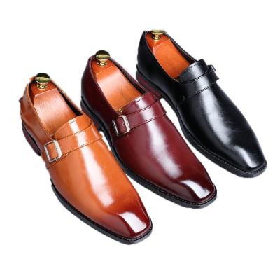 China Large Size Non-slip Multicolor Patent Leather Shoes Men's Formal Casual Shoes for sale