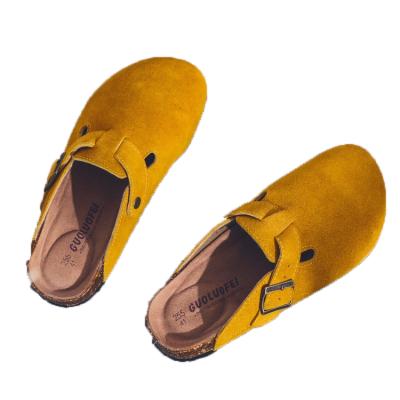 China Large size package breathable flat casual half head ladies summer low price cool slippers without heel shoes for sale