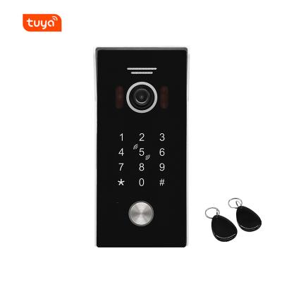 China 2021 IP wireless wifi motion detection tuya doorbell visual intercom with touch screen monitor for sale