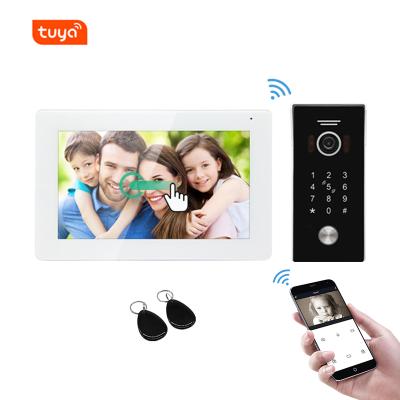 China motion detection tuya IP video intercom door phone system 1080P wifi doorbell camera touch screen 1080 for sale