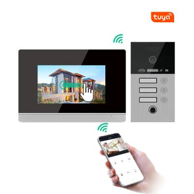 China Video metal intercom system for home security villa video doorbell vdp to work with Tuya Smart for sale