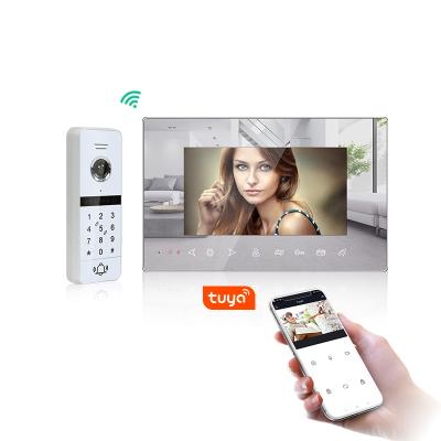 China IP smart intercom wifi factory tuya door phone system ring doorbell visual code open works with smart phone 7