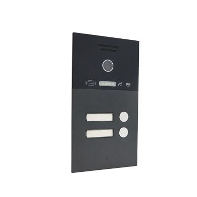 China 2 Family House Video Door Intercom with MIT Tusprechanlage Visual Fingerprint 170 Degree Camera for 2 Apartments 7