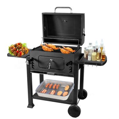 China Easily Assembled Large Easily Assembled BBQ Grill With Rack BBQ Grill Cart With Rack BBQ for sale