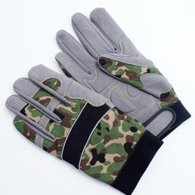 China Unisex Outdoor Synthetic Leather Stormproof Camouflage GLOVEMAN Tactical Shooting Hunting Sports Gloves For Men for sale